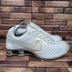 nike shox grey and white